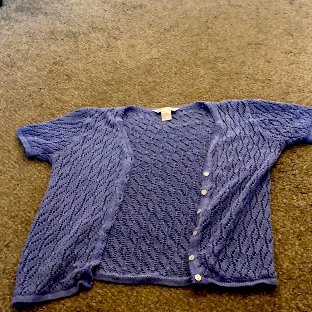 Light blue cover jacket for $10